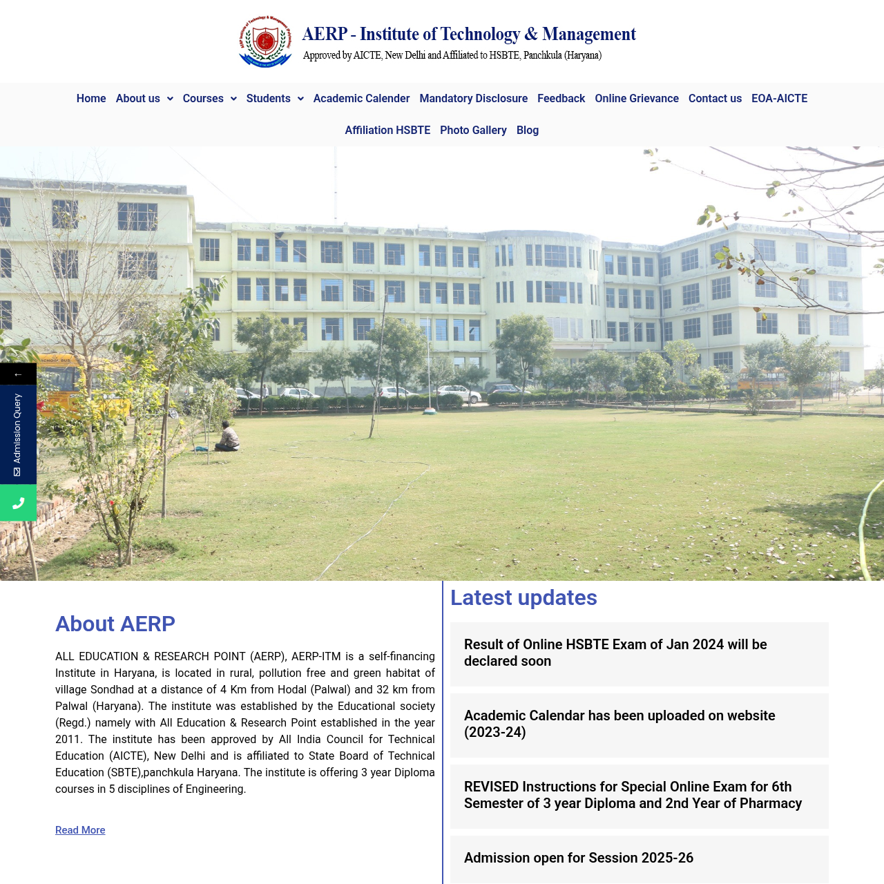 Modish Group Central AERP Portal Website Preview