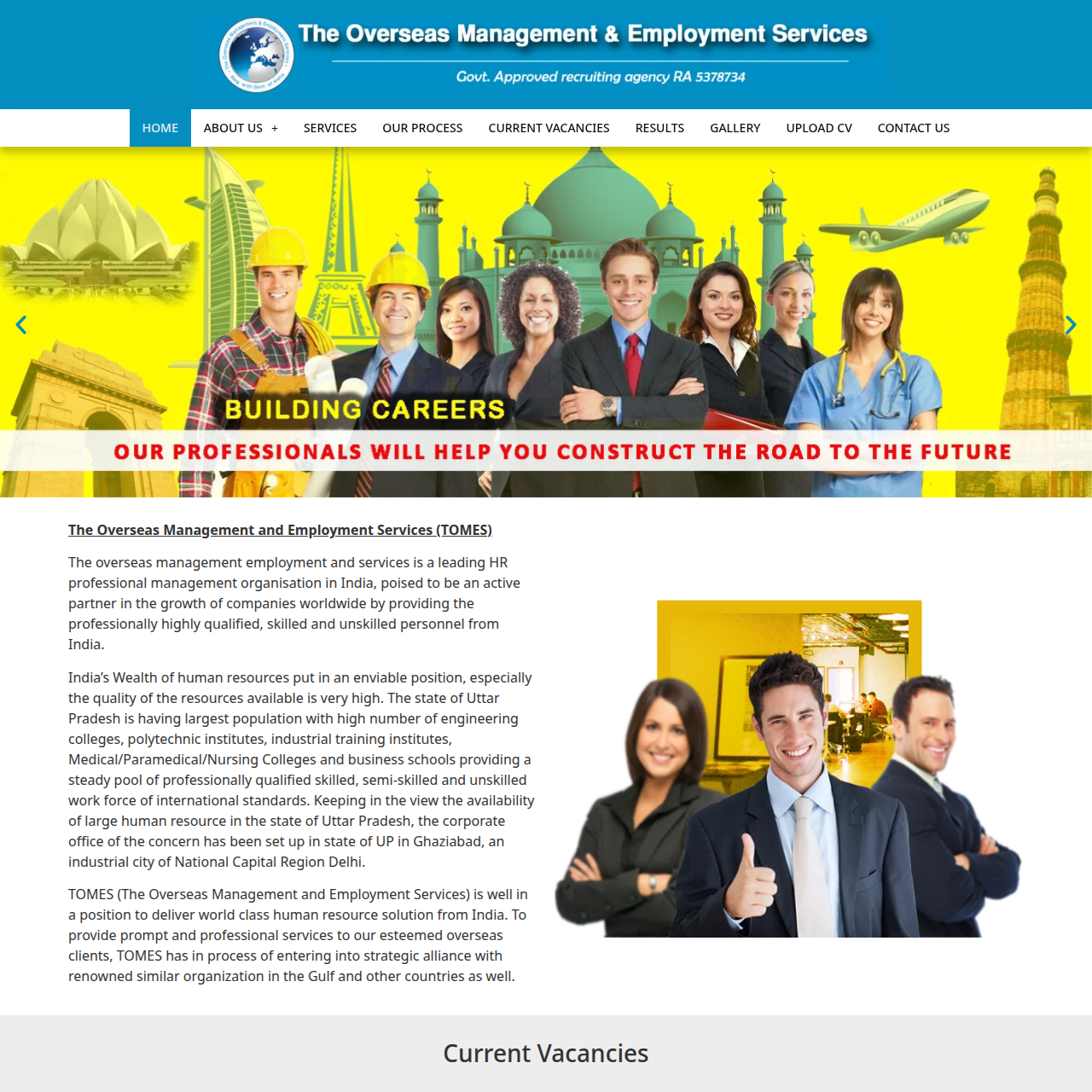 Tomes Educational Publication Website Preview